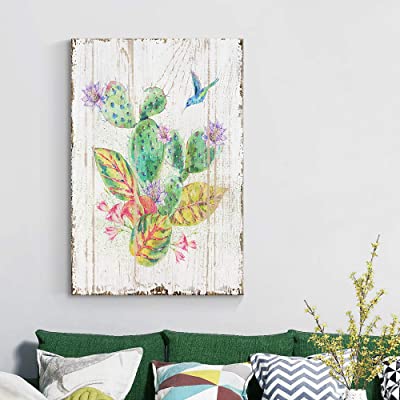 beautiful flowering cactus with birds an amazing choice for a cactus themed room