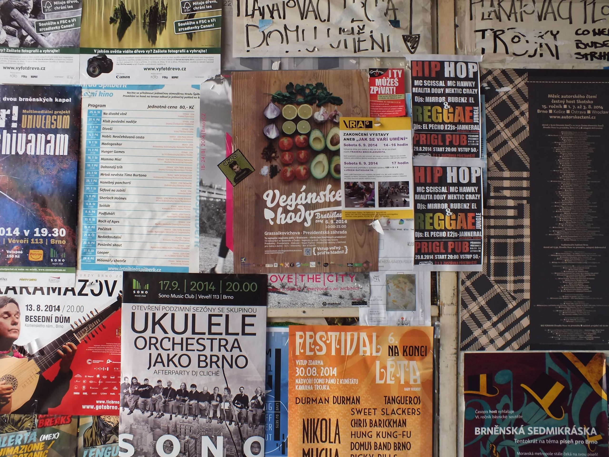 Magazines covering a wall