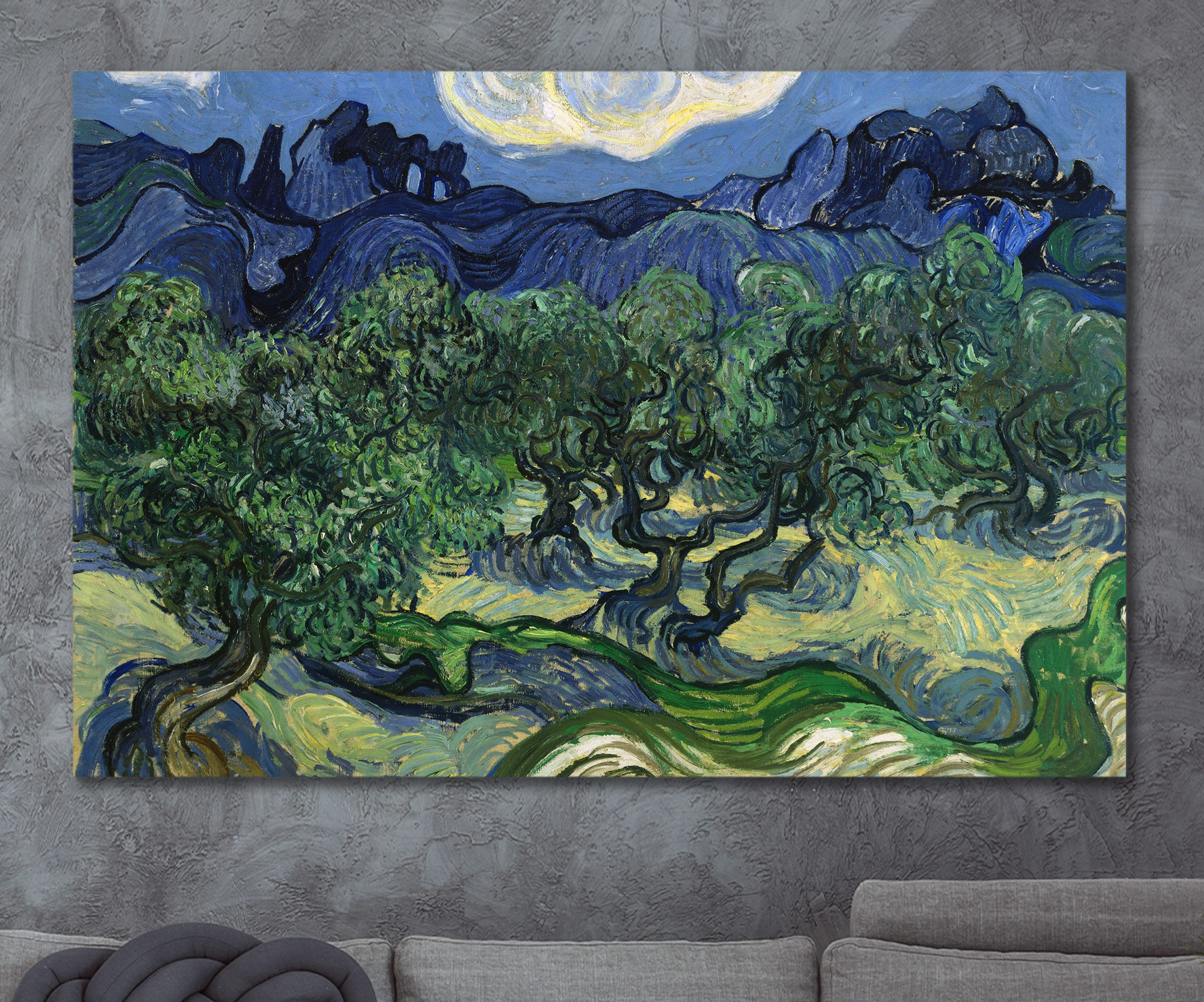 a van gogh painting as an example of a modern art landscape