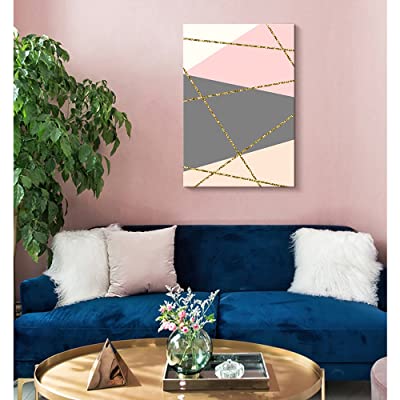 single geometric painting