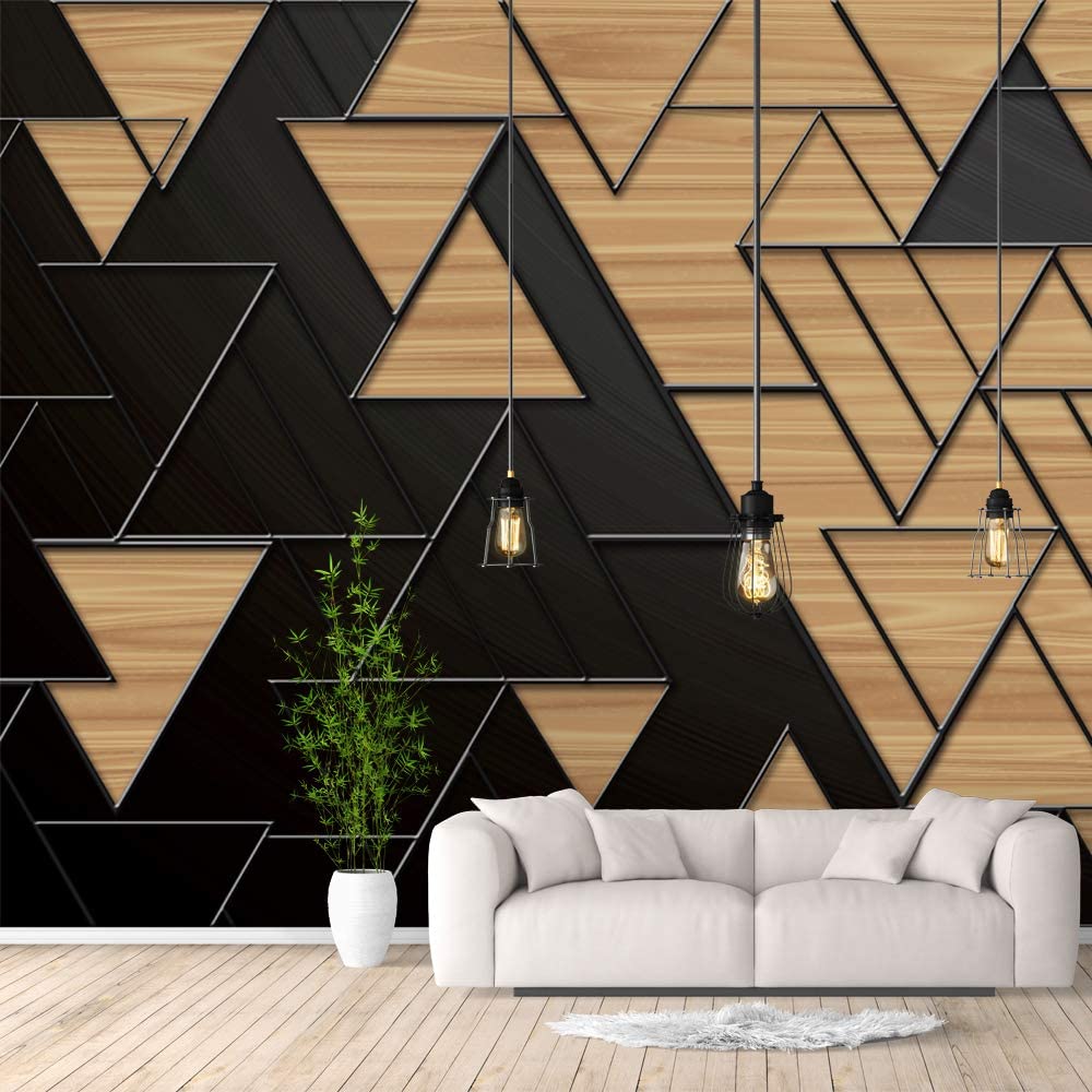 murals make the best geometric interior design