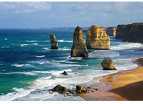 12 Apostles Rock Formations In Australia Wall Mural As Travel Themed Decor