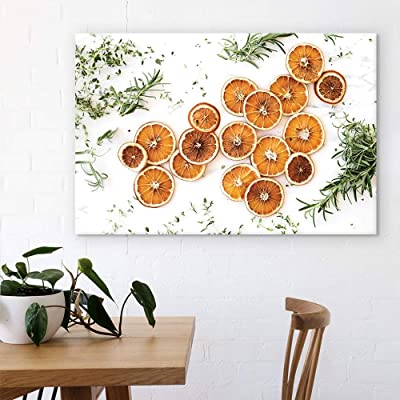 Dried orange slices fruit themed kitchen decor