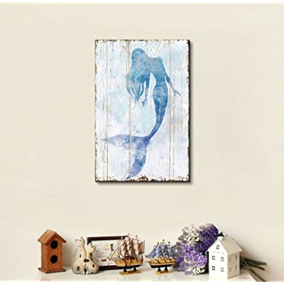 rustic artwork for mermaid bedroom ideas