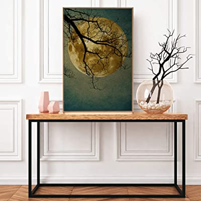 moon decor ideas showing a haunted tree