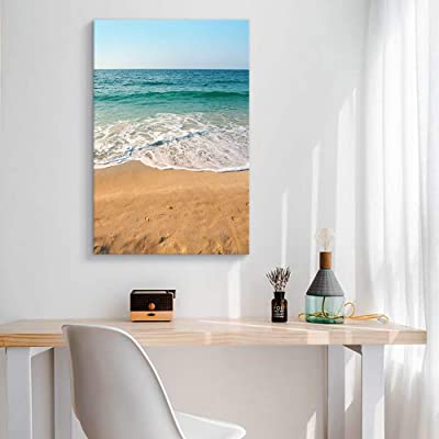 a very clean canvas of a shore ocean decor ideas