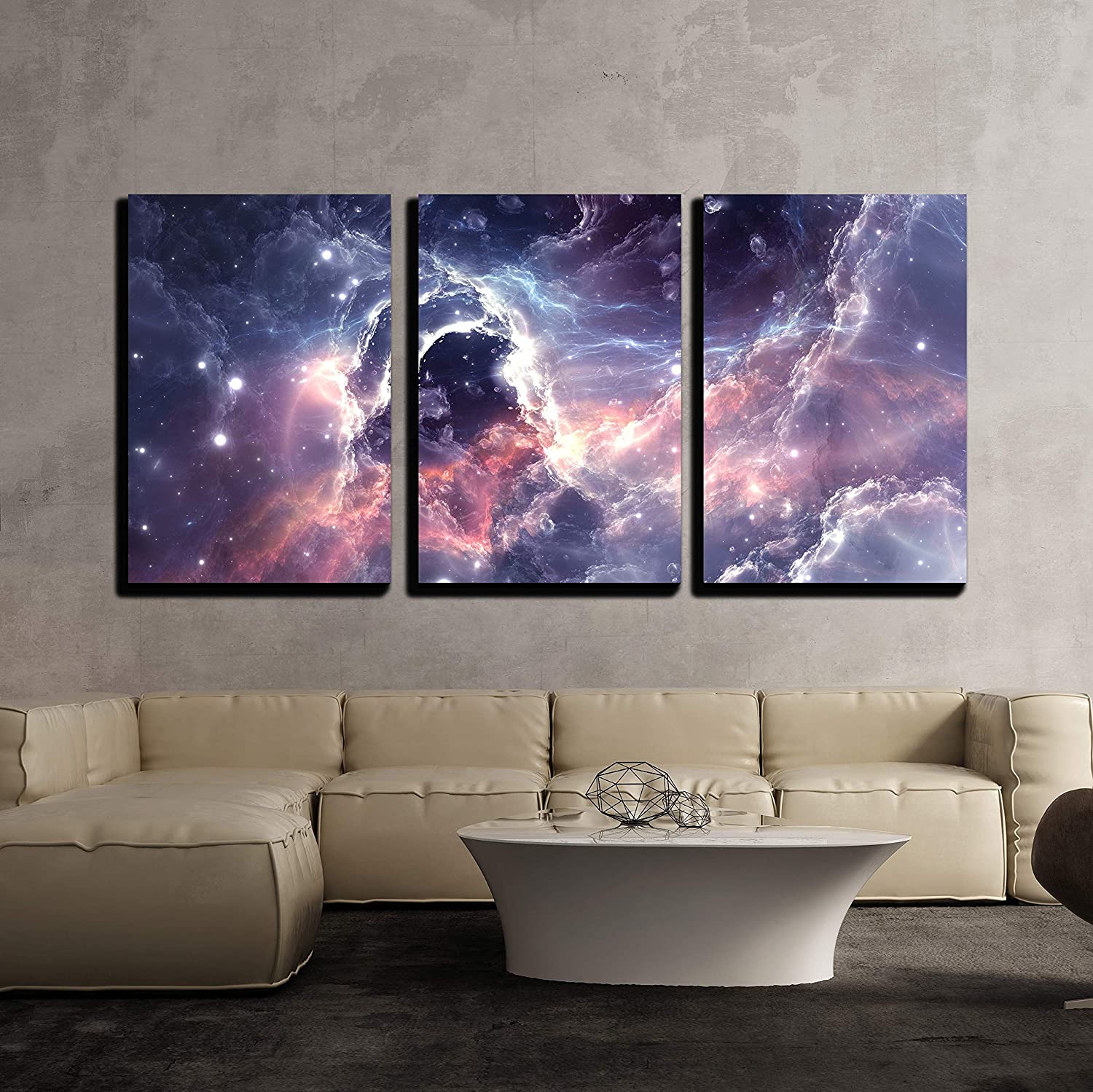 deep space galaxy canvas