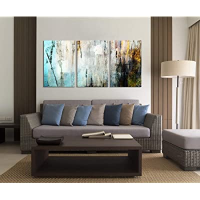 abstract wall art creating an elegant setting