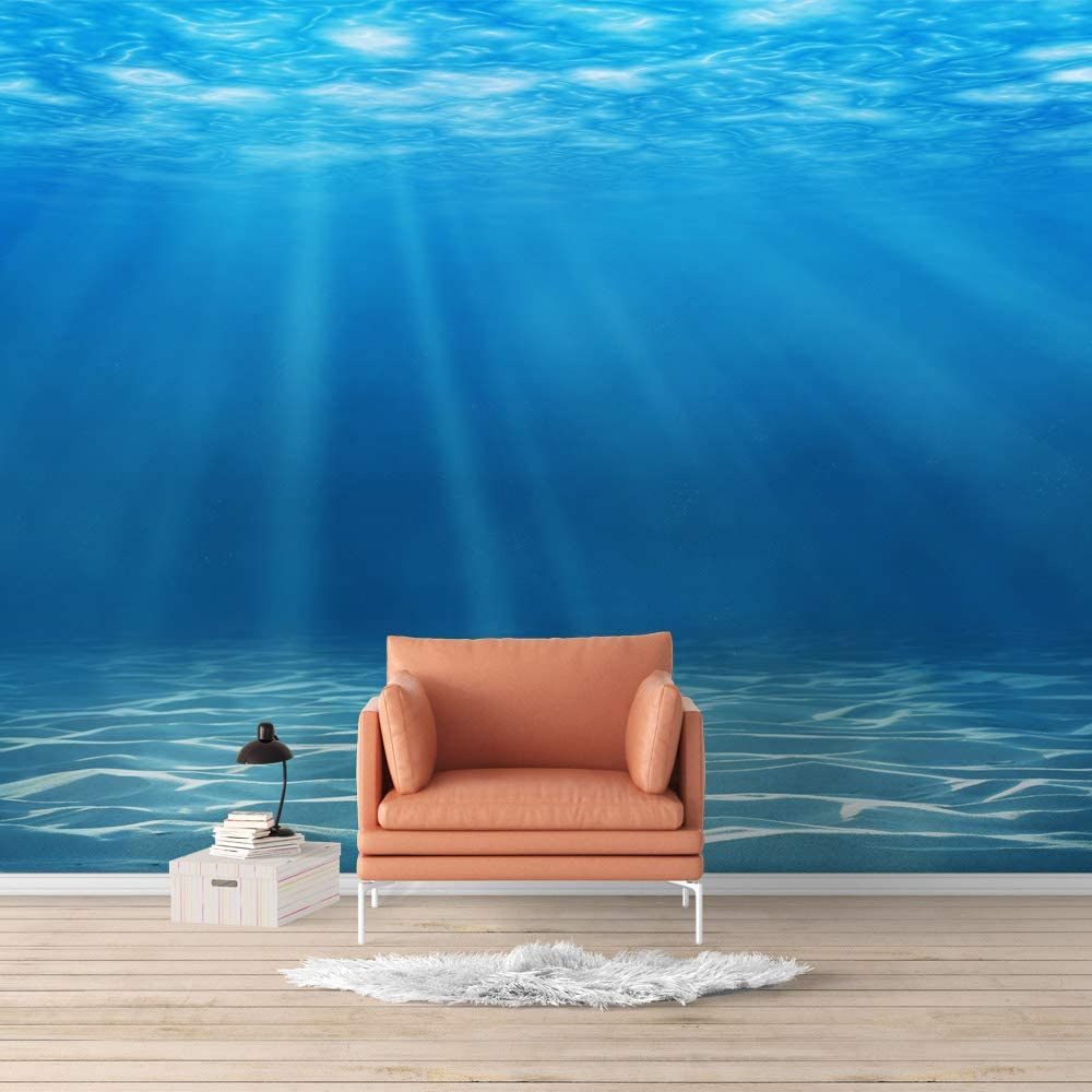 truly amazing wall mural for an ocean themed living room