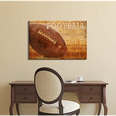 Rustic football themed room