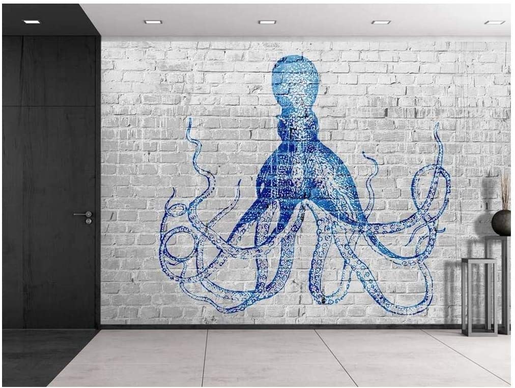 full octopus mural