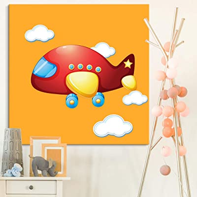 kids room airplane wall art