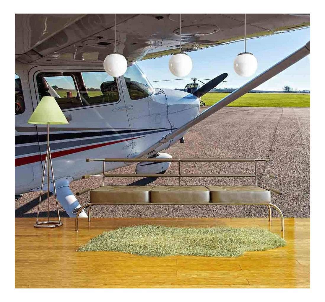 small prop planbe airplane wall mural
