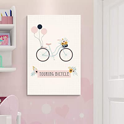 pink bycycle home decor