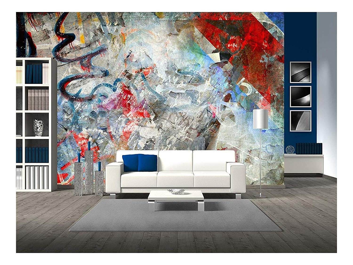 excessive wall mural graffiti home decor