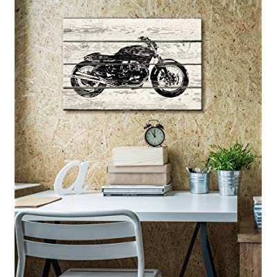 rustic bike for motorcycle bedroom decor