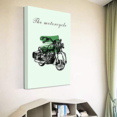 simple motorcycle decor