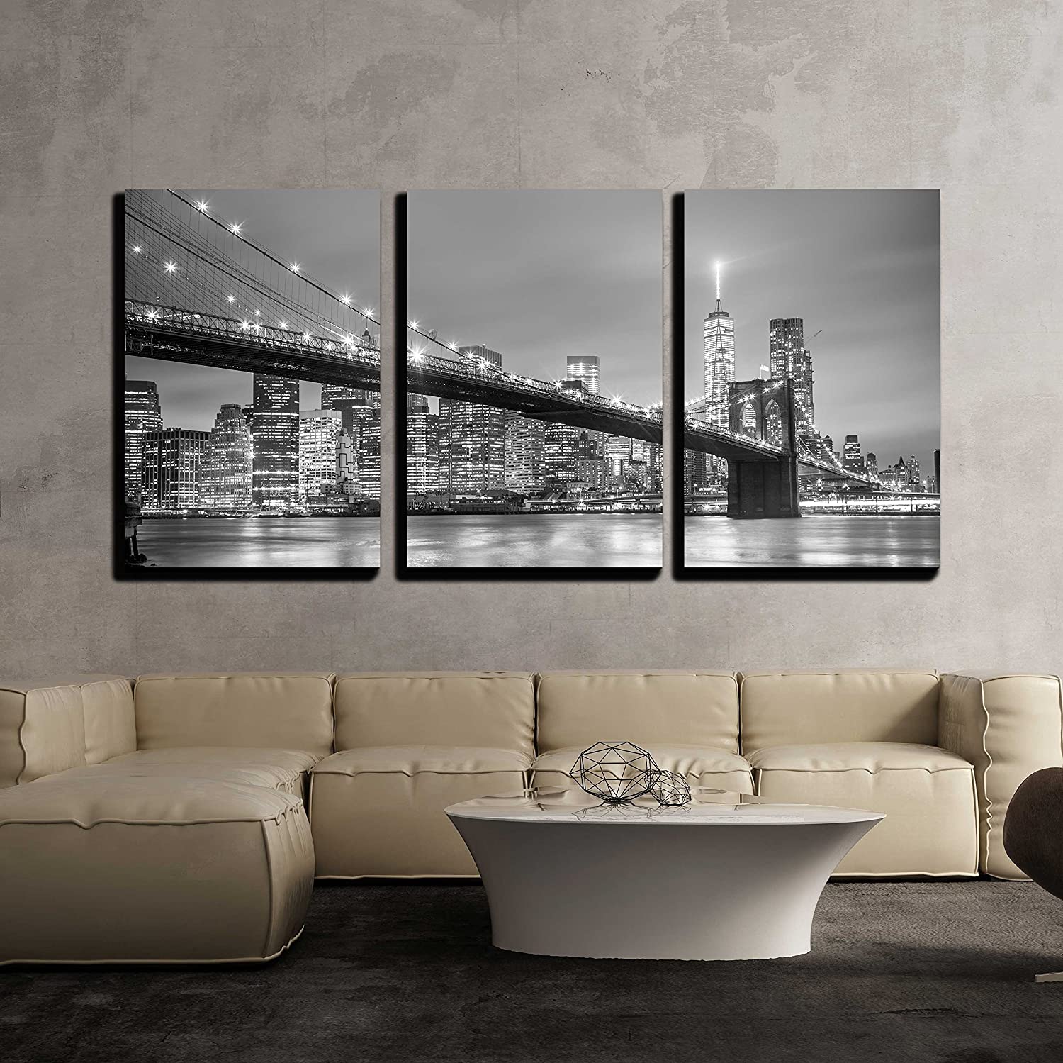 3 panel canvas for New York City decor in your home