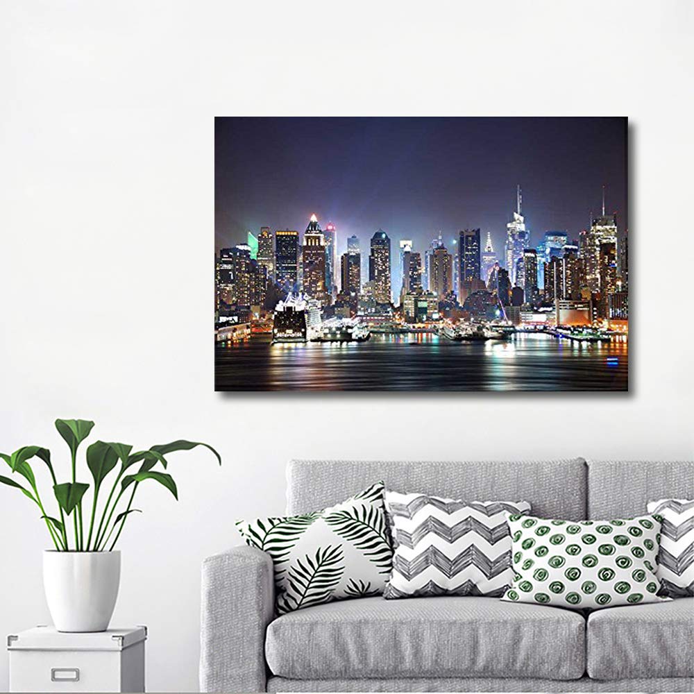 beautiful city canvas