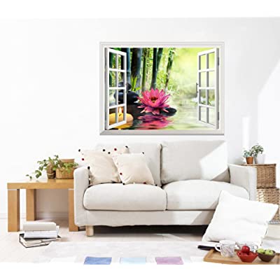 faux window garden canvas