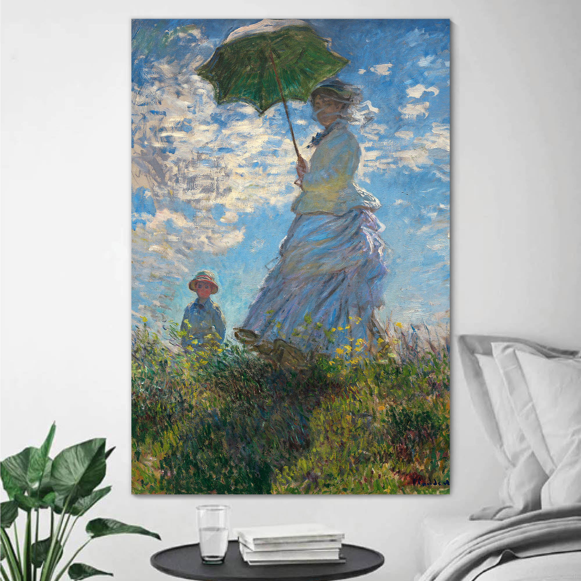 woman with a parasol