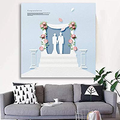 wedding home decor canvas