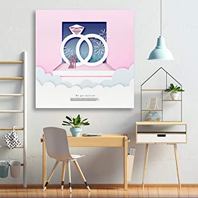 pink ring wedding home decor