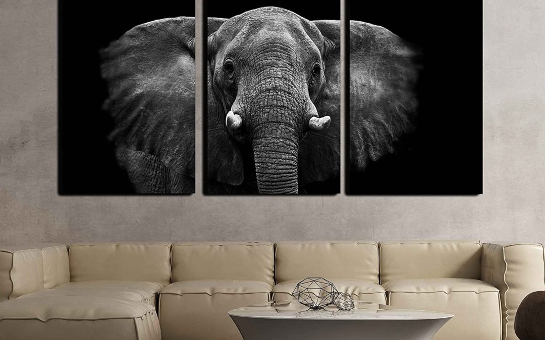 elephant wall art